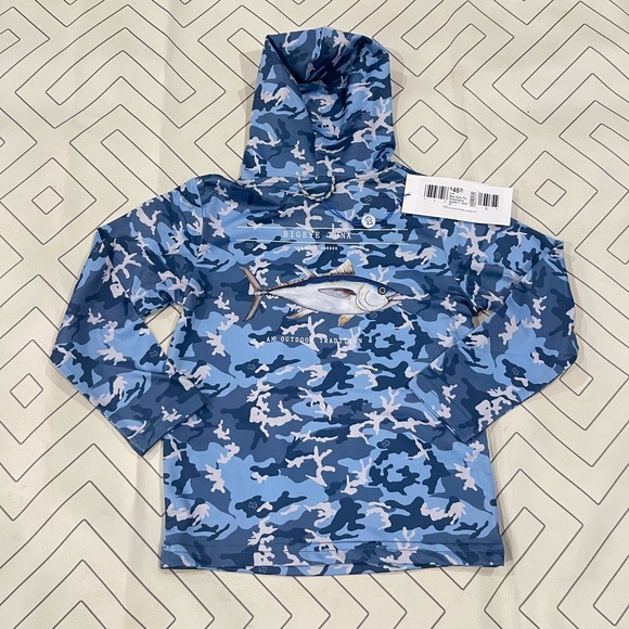 NWT Prodoh Blue Camo Pro Performance Hoodie T-shirt - Picture 10 of 12